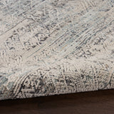 nourison lynx lnx06 ivory blue rug
