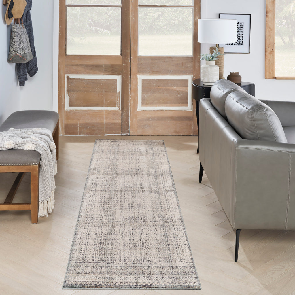 nourison lynx lnx06 ivory blue rug