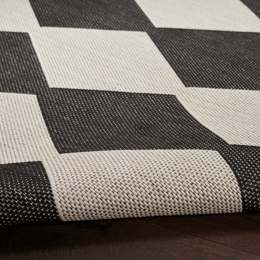 nourison positano pos04 black rug