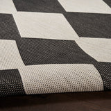 nourison positano pos04 black rug