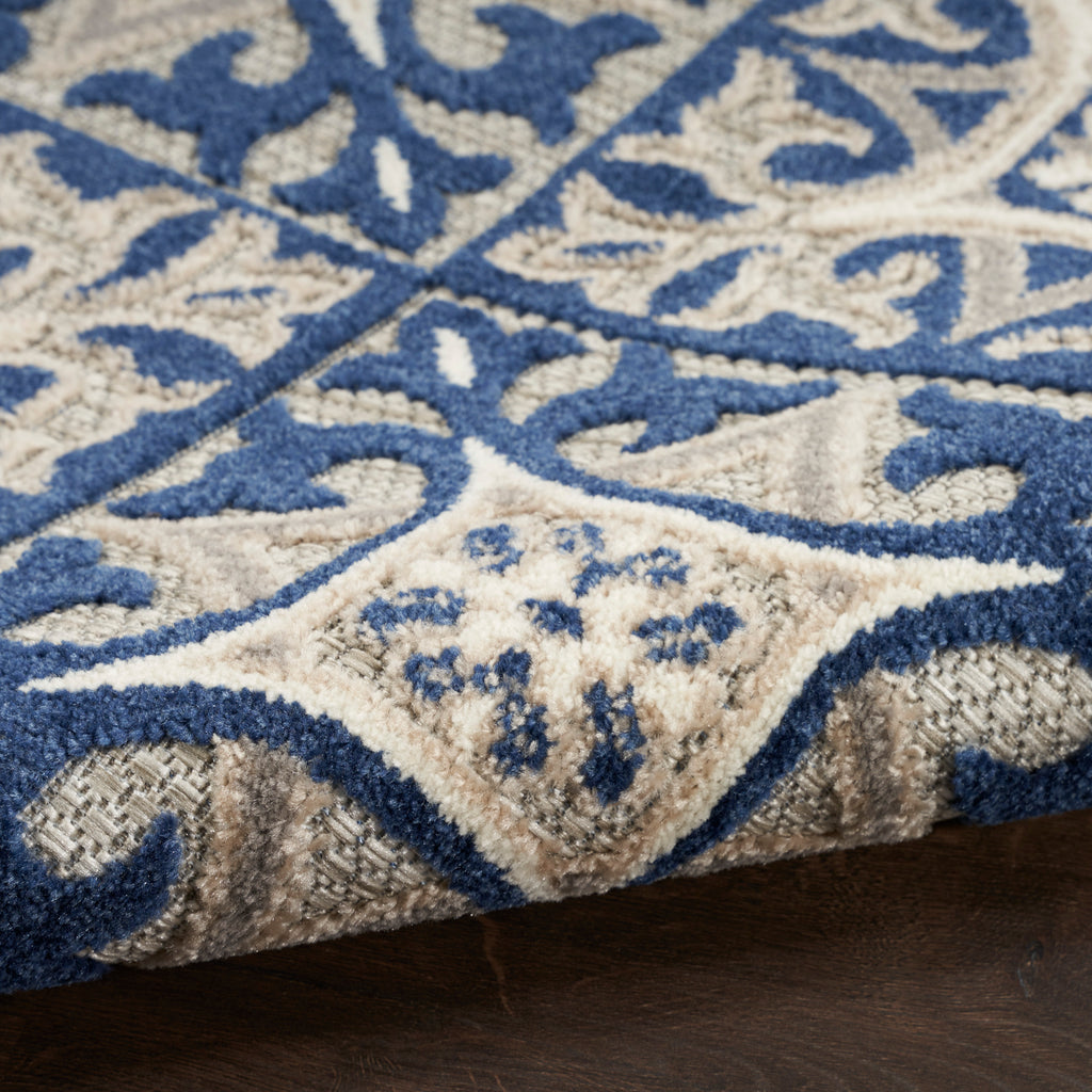 nourison aloha alh34 blue rug