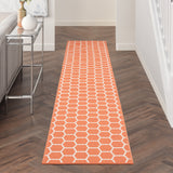 nourison twist reversible tws01 coral rug