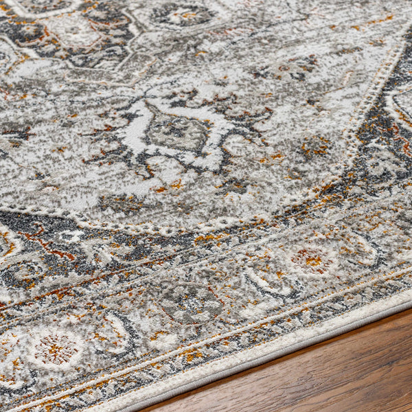 Hauteloom Liverpool LVP4116 Charcoal Machine Made Polypropylene Rug