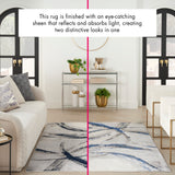 nourison brushstrokes bsk02 grey navy rug