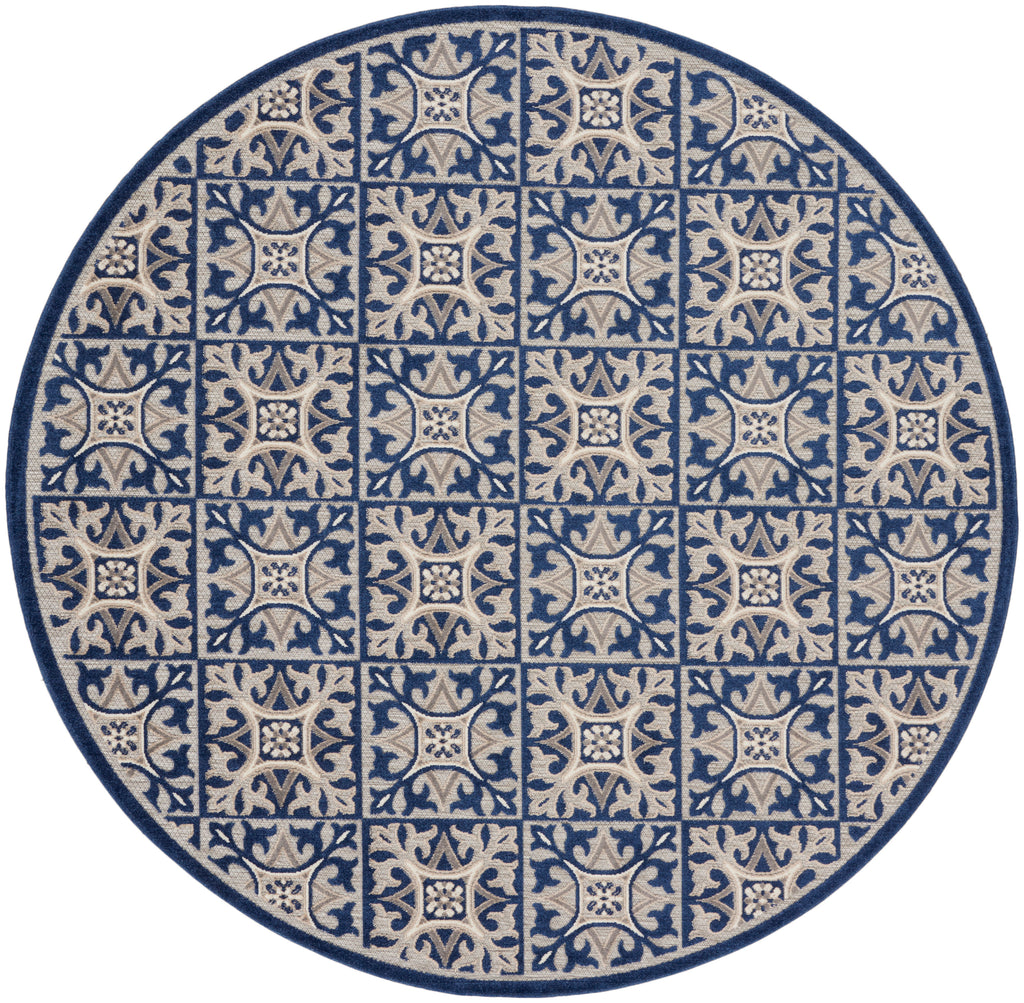nourison aloha alh34 blue rug