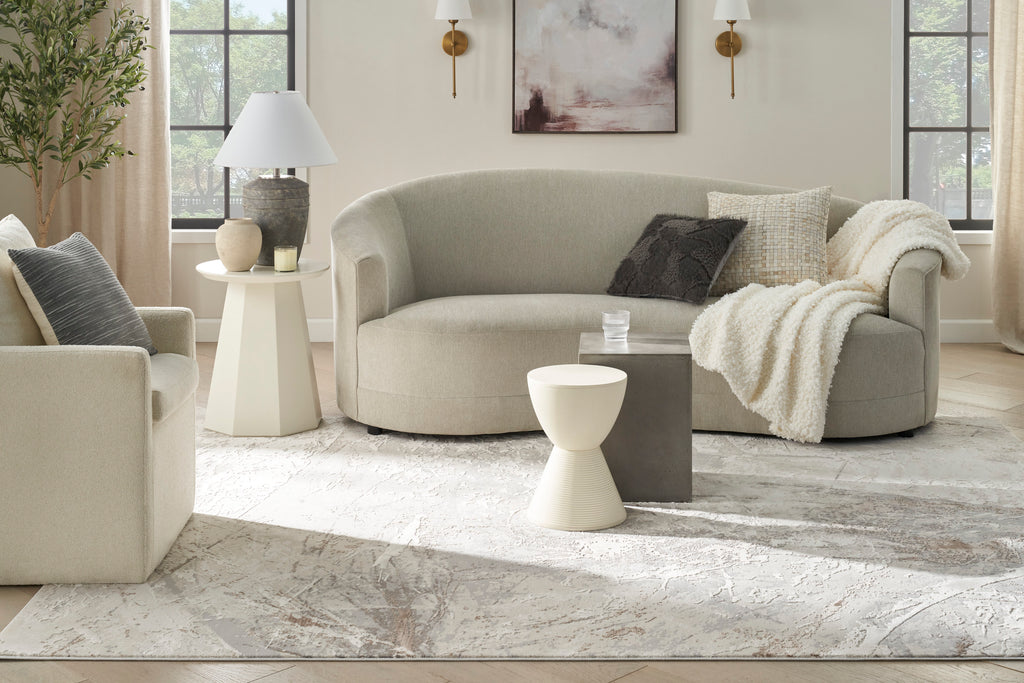 nourison desire dsr04 cream grey rug