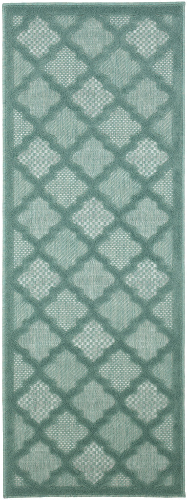 nourison easy care nes01 aqua teal rug