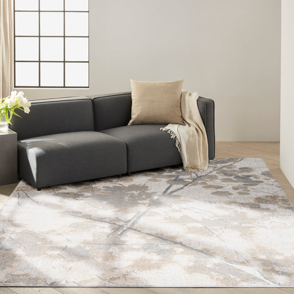 nourison ck950 rush ck957 grey multicolor rug