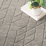 nourison alessia ale01 grey rug