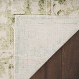 nourison astra machine washable asw12 ivory green rug