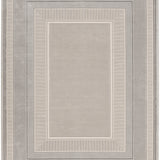 nourison glitz glz07 silver rug