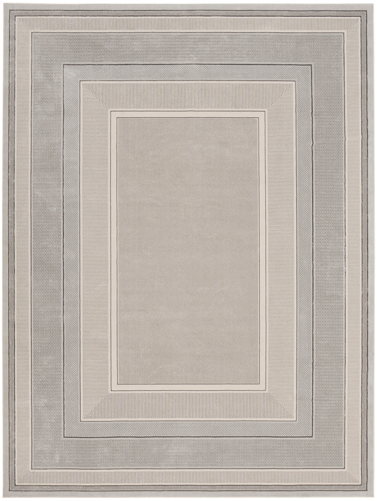nourison glitz glz07 silver rug