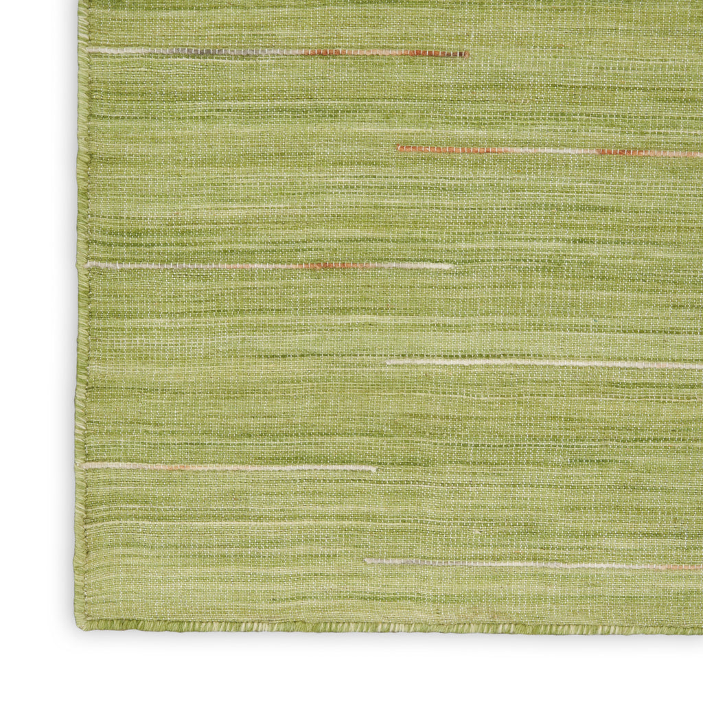 nourison interweave iwv01 green rug