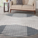 nourison astra machine washable asw03 ivory blue rug