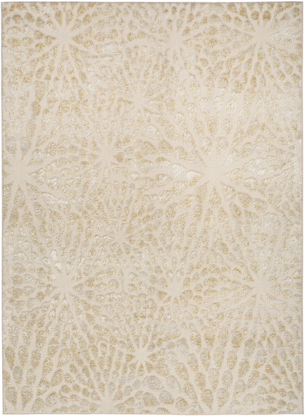 nourison ambiance ami02 ivory gold rug