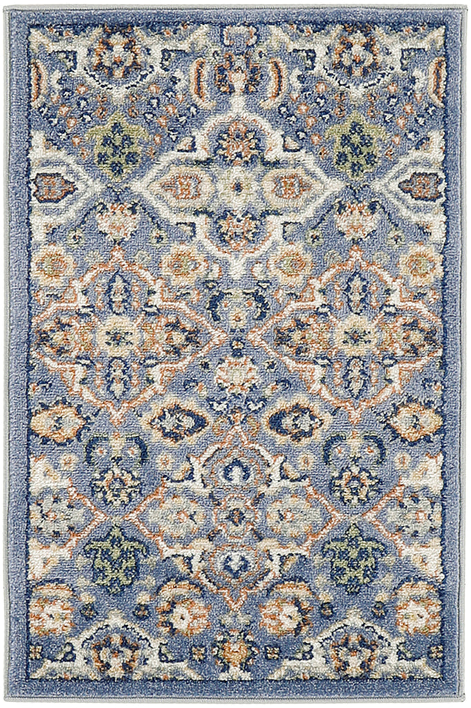 nourison allur alr03 light blue rug