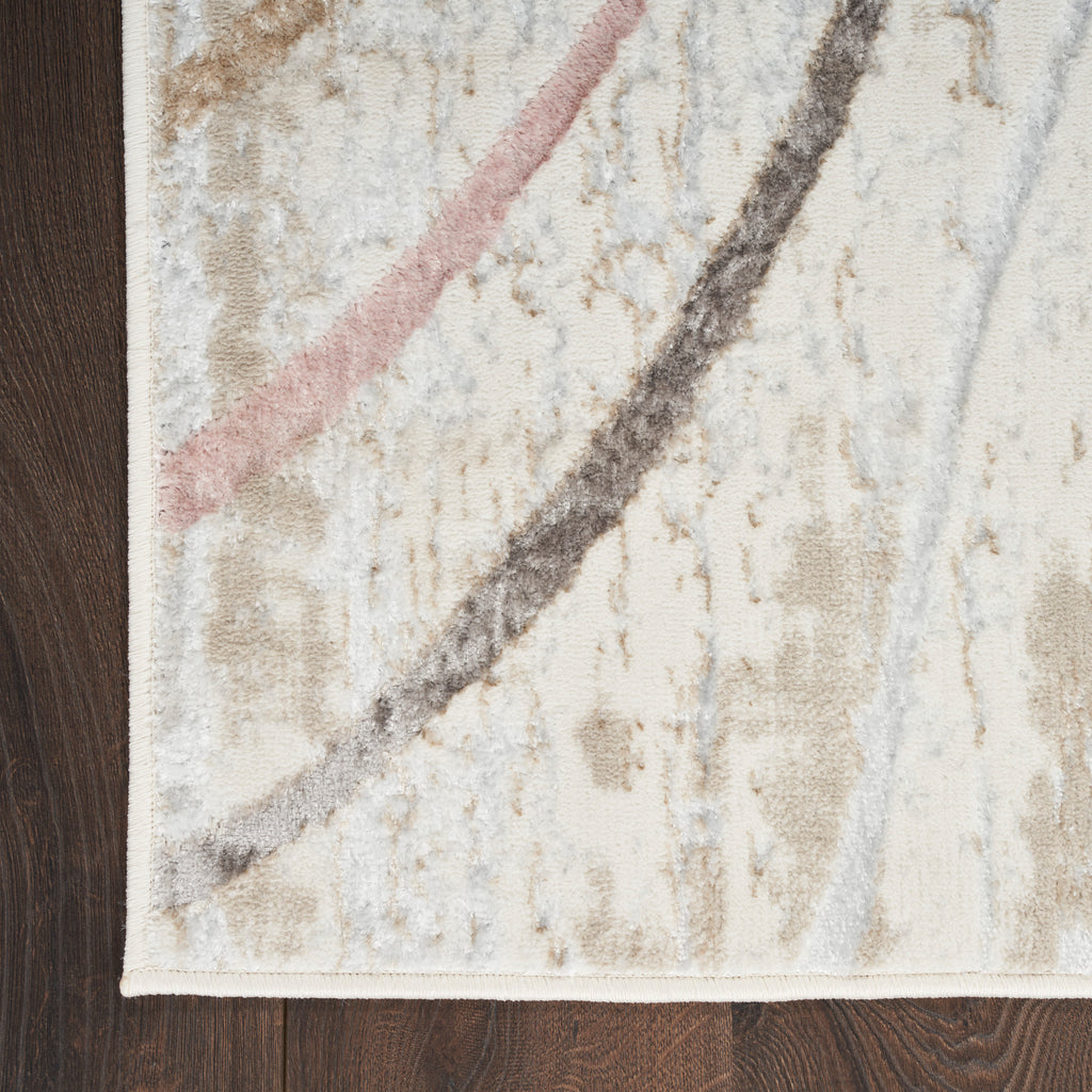 nourison glitz glz01 ivory multi rug