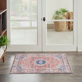 nourison fulton ful11 coral rug