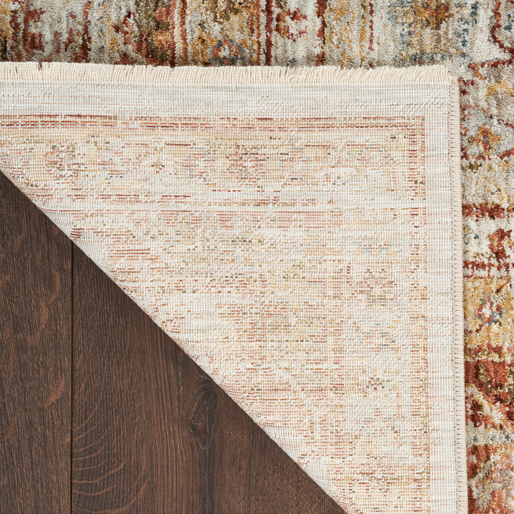 nourison sahar shr01 rust rug