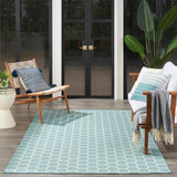 nourison twist reversible tws01 aqua rug