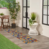 nourison aloha alh17 navy multicolor rug