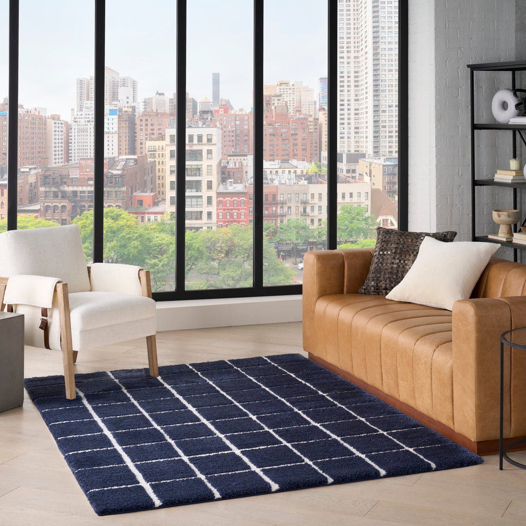 nourison west end ave wte01 navy ivory rug