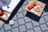 nourison easy care nes01 denim blue rug