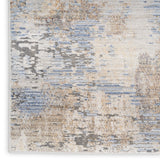 nourison abstract hues abh01 grey blue rug