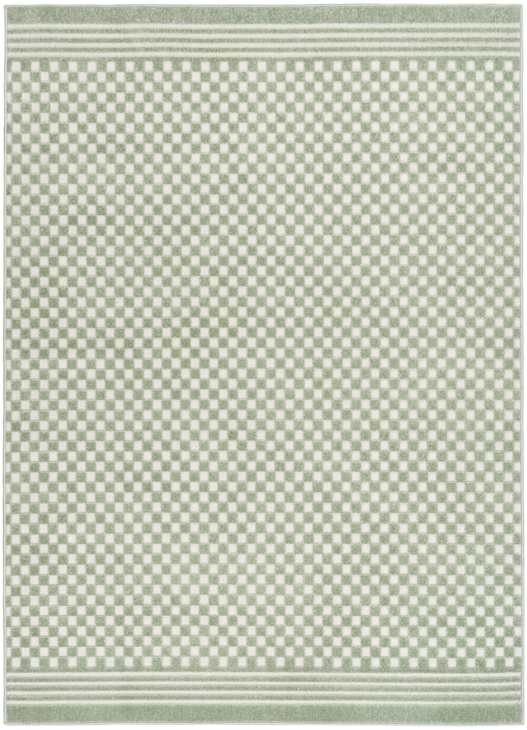nourison care free caf02 green rug