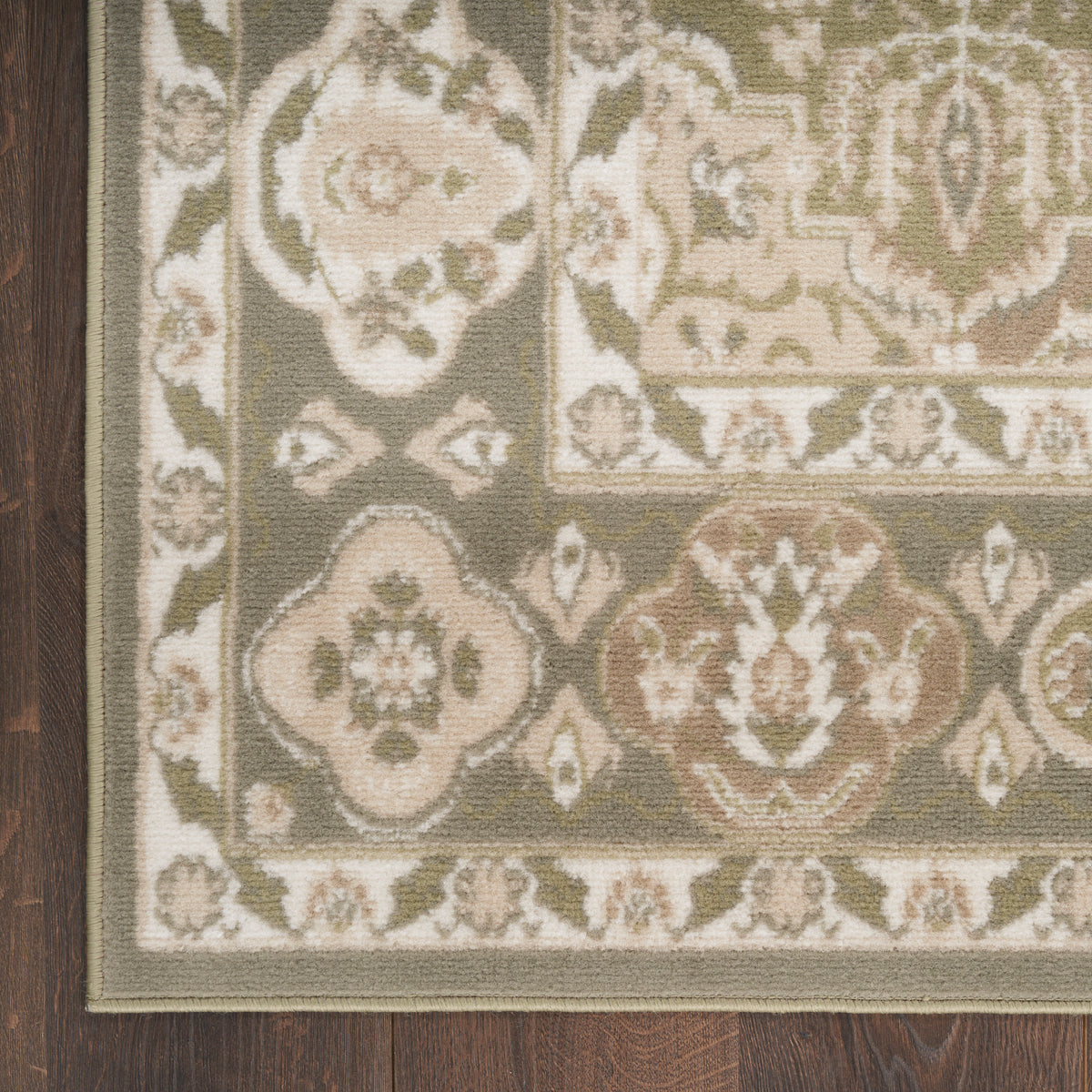 nourison grafix grf31 green rug