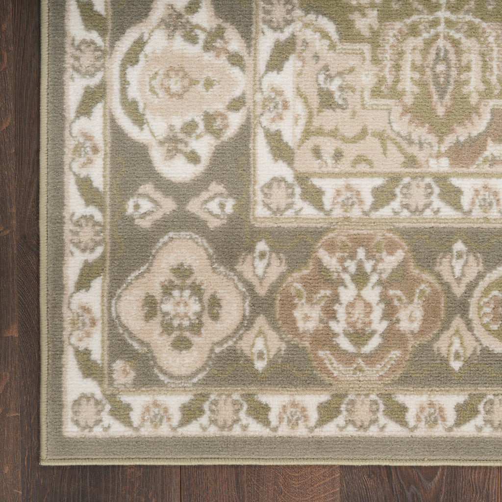 nourison grafix grf31 green rug