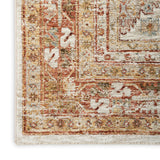 nourison sahar shr01 rust rug
