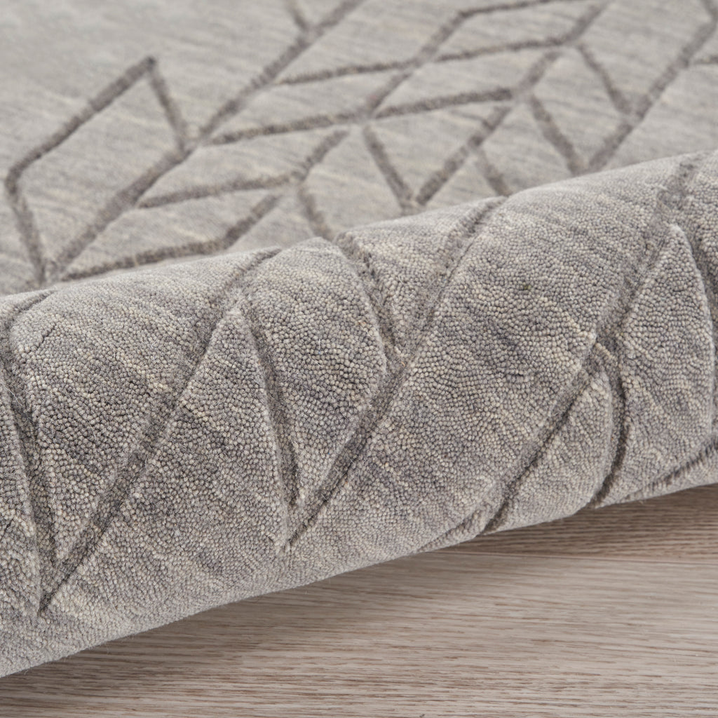 nourison alessia ale01 grey rug