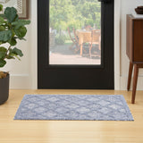 nourison easy care nes01 denim blue rug