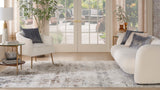 nourison glitz glz23 grey multicolor rug