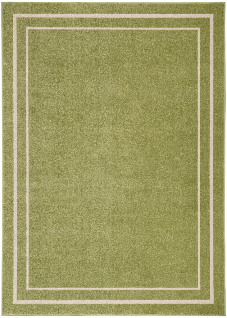 nourison nourison essentials nre02 green ivory rug