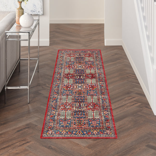 nourison fulton ful05 red rug