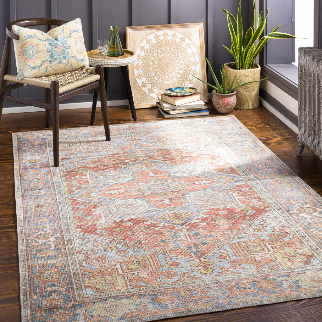 Hauteloom Maayon MAA Denim Machine Made Polyester Rug