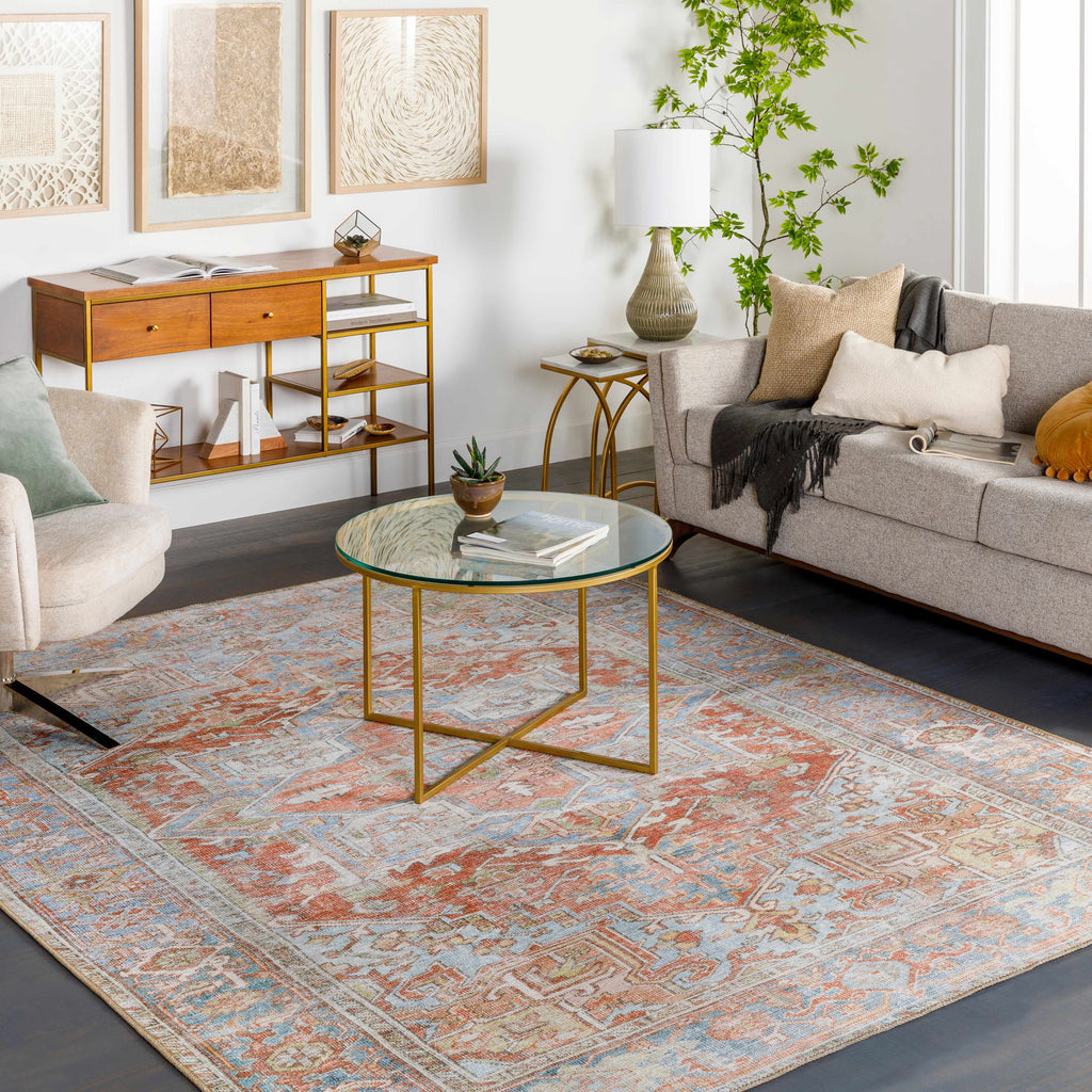 Hauteloom Maayon MAA Denim Machine Made Polyester Rug