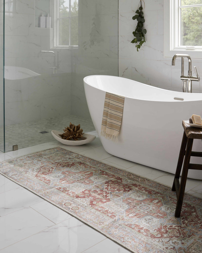 Hauteloom Maayon MAA Denim Machine Made Polyester Rug