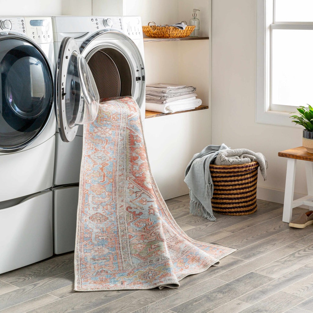 Hauteloom Maayon MAA Denim Machine Made Polyester Rug