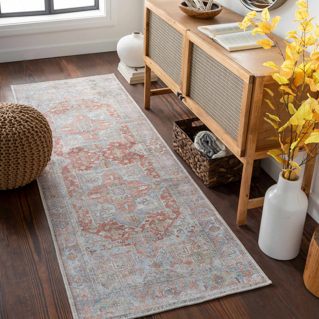 Hauteloom Maayon MAA Denim Machine Made Polyester Rug