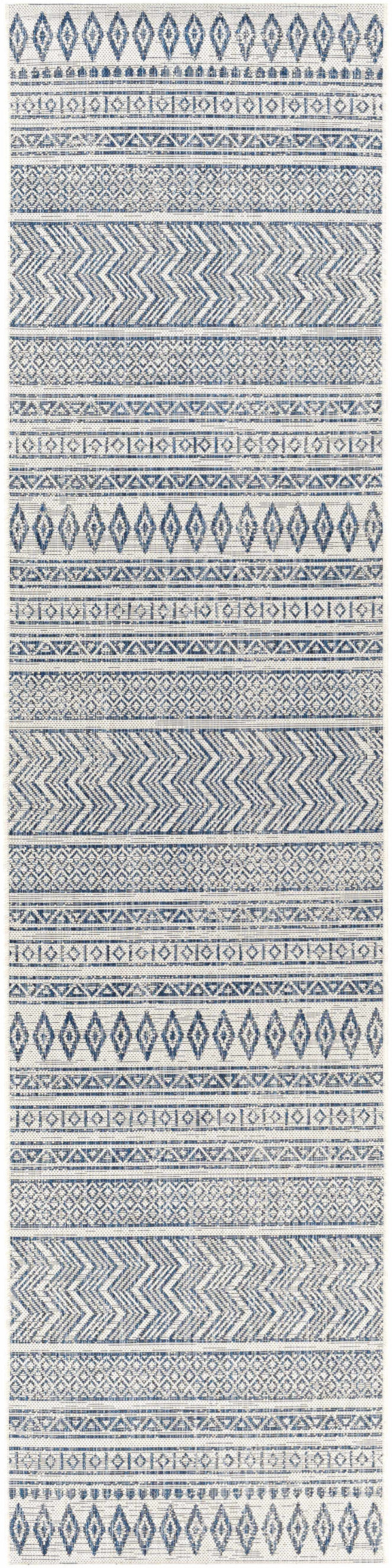 Hauteloom Madras MADRA Navy Machine Made Polypropylene Rug