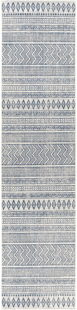 Hauteloom Madras MADRA Navy Machine Made Polypropylene Rug