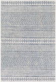 Hauteloom Madras MADRA Navy Machine Made Polypropylene Rug