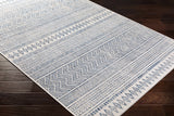 Hauteloom Madras MADRA Navy Machine Made Polypropylene Rug