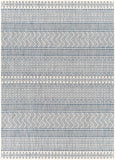 Hauteloom Madras MADRA Navy Machine Made Polypropylene Rug