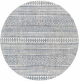 Hauteloom Madras MADRA Navy Machine Made Polypropylene Rug