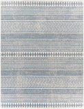 Hauteloom Madras MADRA Navy Machine Made Polypropylene Rug