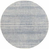 Hauteloom Madras MADRA Navy Machine Made Polypropylene Rug